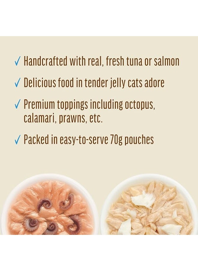 Cat Fest Tuna Fillets with Shrimp in Tender Jelly Wet Cat Food Rich in Taurine, Vitamin E & Omega 3, 70 g From Varmacy - Image 5